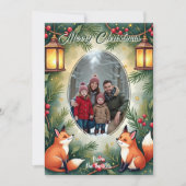 Carte de vœux Noël Digitalis & Sapin (Devant)