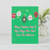 Carte de voeux Noël et Nouvel An, téléchargeable (Debout devant)