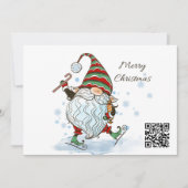 Carte de voeux Noël Gnome (Devant)