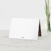 Carte de voeux Noël Joy | Lettre main (Dos)