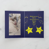 Carte de voeux Noel + photo (Intérieur)