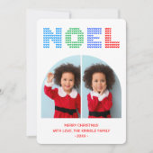 Carte de voeux Noel Photo Noël (Devant)
