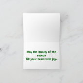 Carte de voeux Noël Squirrel Holiday (Intérieur)