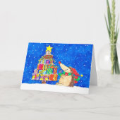 Carte de voeux NOËL TREE par Nicole Janes (Devant)