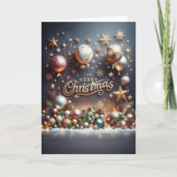 Carte de Vœux Noël - “Un Noël scintillant“