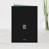 Carte de vœux noire Fook (Dos)