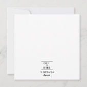 Carte de voeux noire Retro Femme noire (Dos)