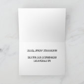 Carte de voeux non amusée de photo de Westie (Intérieur)