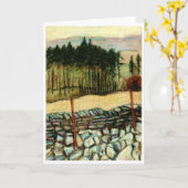 Carte de voeux North Yorkshire Moors (Fleur jaune)