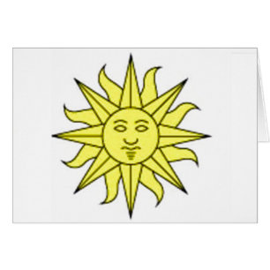 Carte de voeux/note Sunshine