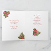 Carte de voeux Notre-Dame de Fatima (Intérieur)