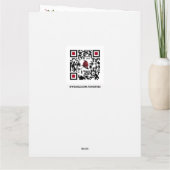 Carte de voeux Notre-Dame de Fatima (Dos)