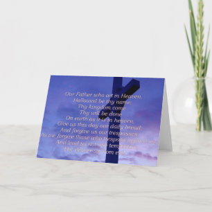 Carte de vœux Notre Père