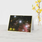 Carte de voeux Nous Trois Rois (Fleur jaune)