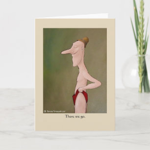 Carte de voeux Nous y allons par Danuta Tomzynski