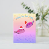 Carte de vœux Nouvel An (Debout devant)