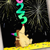 Carte de vœux Nouvel An 2025 vierge