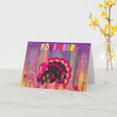 Carte de voeux novembre Turquie (Fleur jaune)