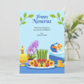 Carte de voeux Nowruz (Debout devant)