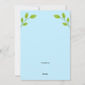 Carte de voeux Nowruz (Dos)