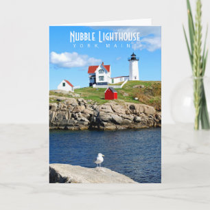 Carte de voeux Nubble Lighthouse