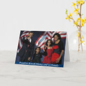Carte de voeux Obama 44ème famille (Fleur jaune)