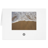 Carte de voeux Ocean and Beach (Dos Horizontal)