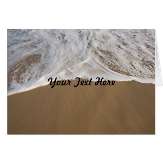 Carte de voeux Ocean and Beach (Devant horizontal)