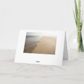 Carte de voeux Ocean and Beach (Dos)