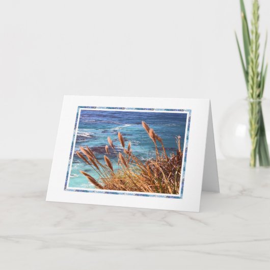 Carte de voeux Ocean Blues (Devant)
