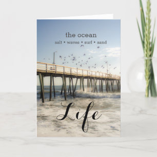 Carte de voeux Ocean Pier