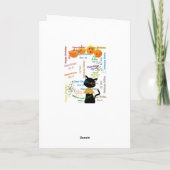 Carte de voeux Octobre, 31 Anniversaire (Dos)