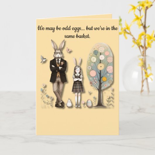 Carte de voeux Odd Eggs (Fleur jaune)
