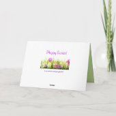 Carte de voeux OEufs de Pâques (Dos)