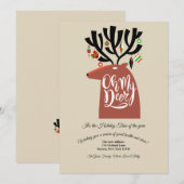 Carte de vœux Oh Mon Cerf (Devant / Derrière)