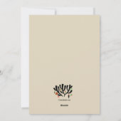 Carte de vœux Oh Mon Cerf (Dos)