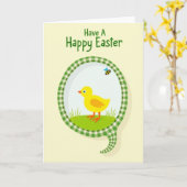 Carte de vœux oiseau de printemps (Fleur jaune)