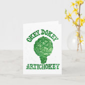 Carte de voeux Okey Dokey Artichokey (Fleur jaune)