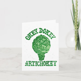 Carte de voeux Okey Dokey Artichokey