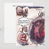 Carte de vœux Oops  (Devant / Derrière)