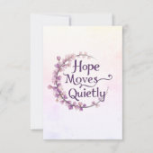 Carte de voeux optimiste (Devant)