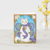 Carte de voeux optimiste (Fleur jaune)