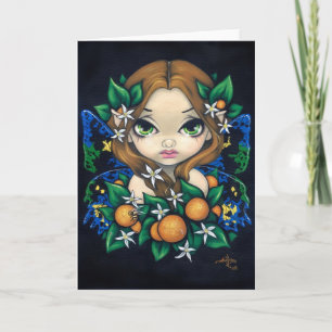 Carte de voeux "Orange Blossom Fairy"
