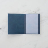 Carte de voeux orange de pivoines (Intérieur)