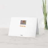 Carte de voeux Orange Lily (Dos)