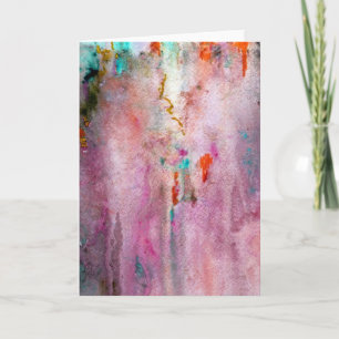 Carte de voeux Orange Mist