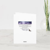 Carte de voeux Orange Rose Happy Anniversaire (Dos)