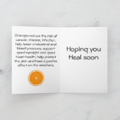 Carte de voeux ORANGES (Intérieur)