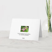 Carte de voeux Orchidée (Dos)