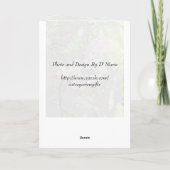 Carte de voeux Orchids (Dos)